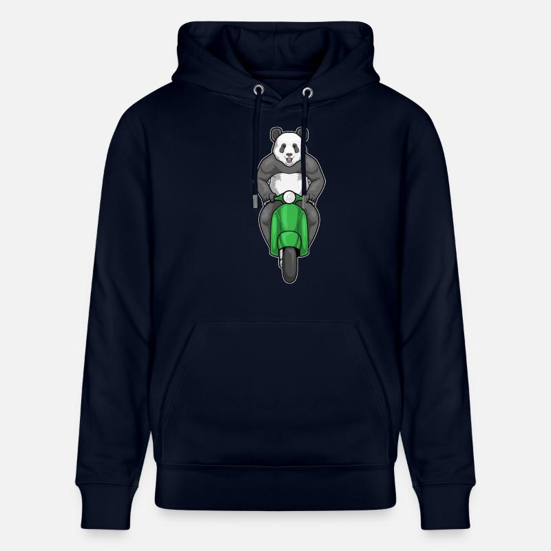Trottinette Panda - Sweat à capuche bio CRUISER Stanley/Stella Unisexe - marine