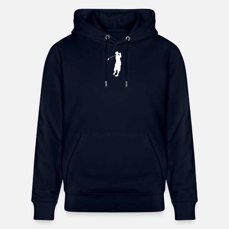 Silhouette de golf - Sweat à capuche bio CRUISER Stanley/Stella Unisexe - marine