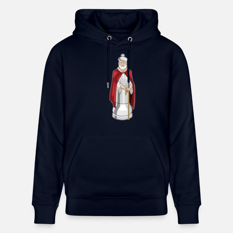 Pièce d’échecs Roi Échecs - Sweat à capuche bio CRUISER Stanley/Stella Unisexe - marine