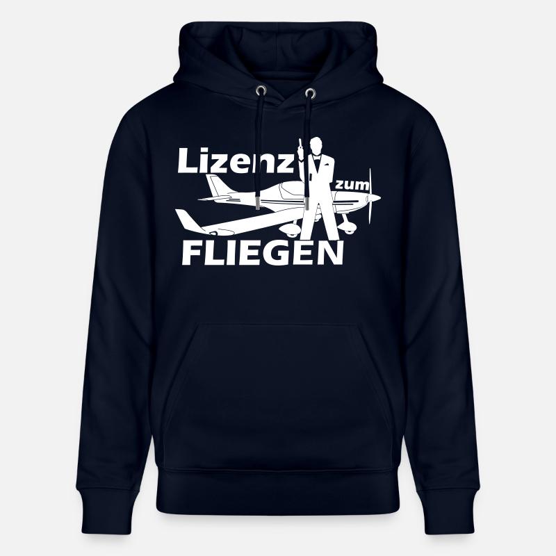 lizenz motorflug - Stanley/Stella Unisex Bio-Hoodie CRUISER  - Navy