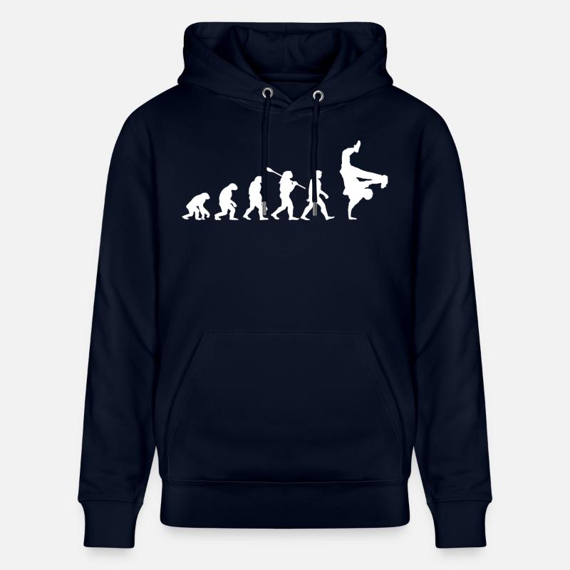 Hip-Hop-Breakdance-Evolution - Hip-Hop-Geschenkidee - Stanley/Stella Unisex Bio-Hoodie CRUISER  - Navy