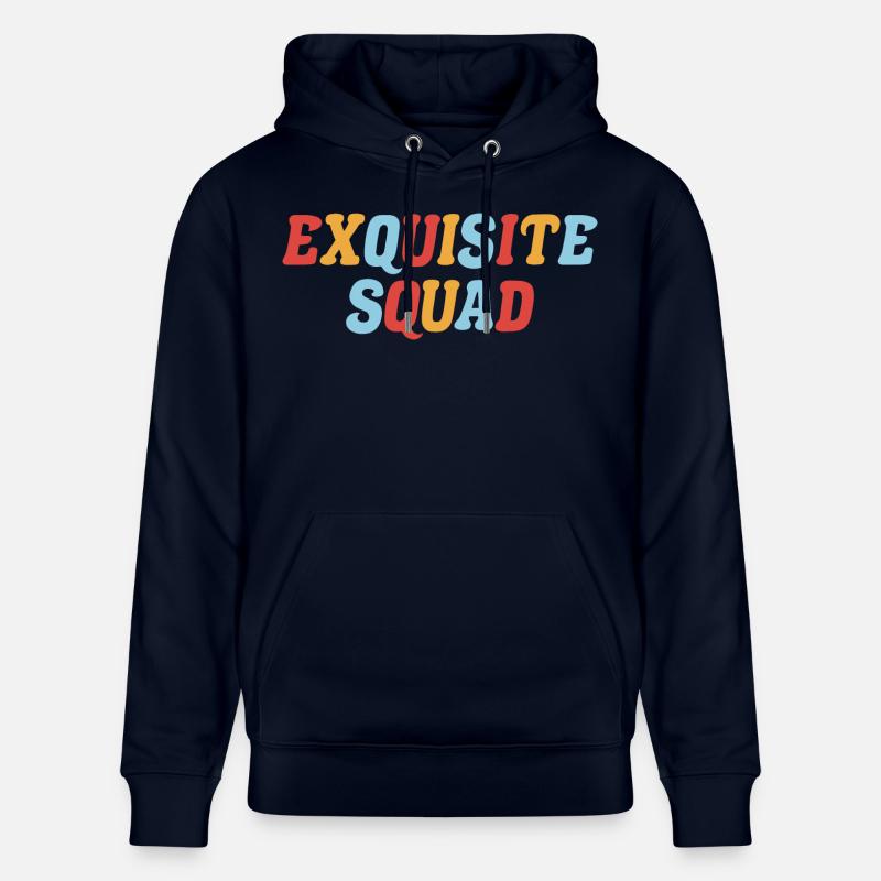 Graphique de l’escouade - Sweat à capuche bio CRUISER Stanley/Stella Unisexe - marine