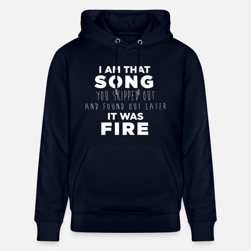 I AM THAT SONG 2eme version - Sweat à capuche bio CRUISER Stanley/Stella Unisexe - marine