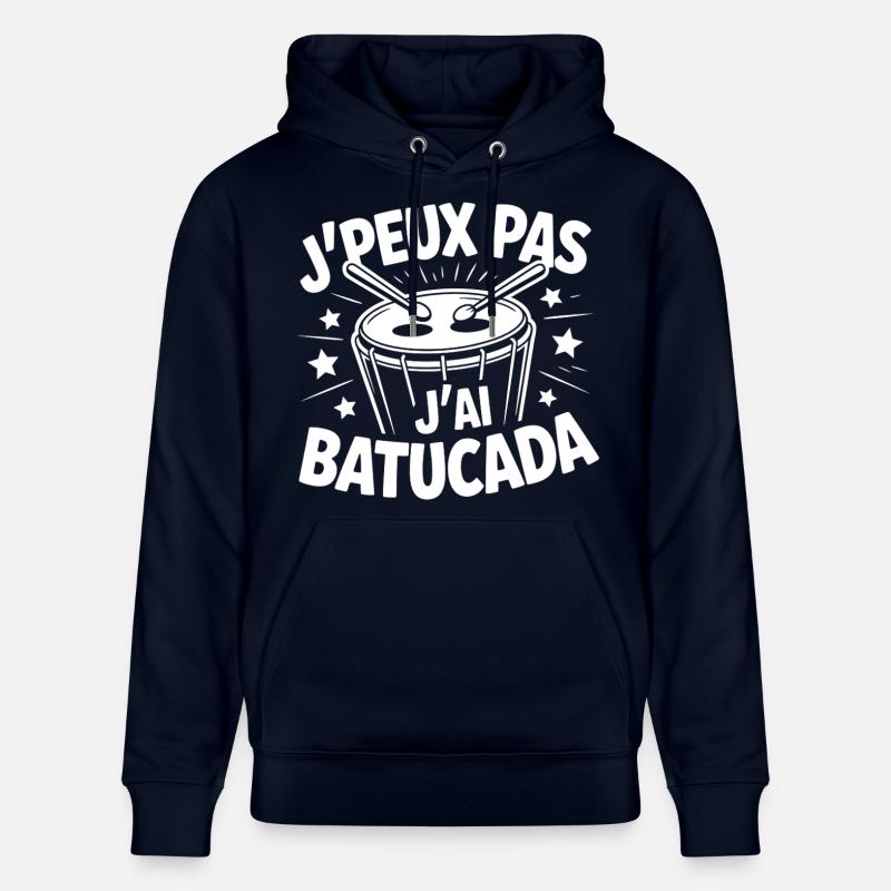 J’peux pas, j’ai Batucada - Sweat à capuche bio CRUISER Stanley/Stella Unisexe - marine