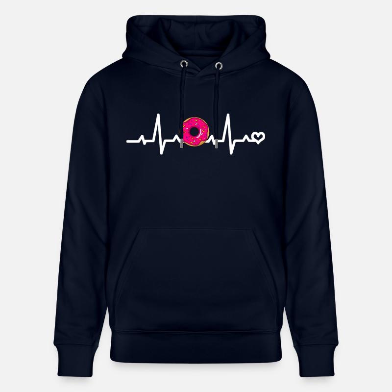 Pinker Donut Liebe - Stanley/Stella Unisex Bio-Hoodie CRUISER  - Navy