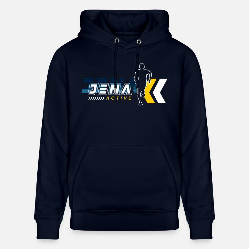 Jena Active Run - Sweat à capuche bio CRUISER Stanley/Stella Unisexe - marine