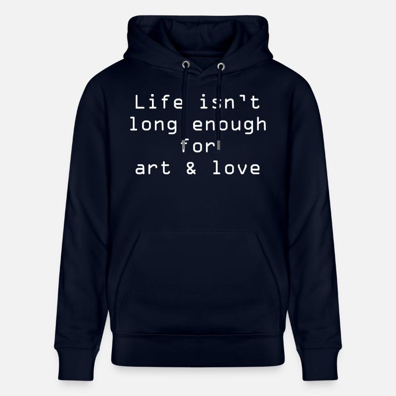 Citation de motivation - Sweat à capuche bio CRUISER Stanley/Stella Unisexe - marine