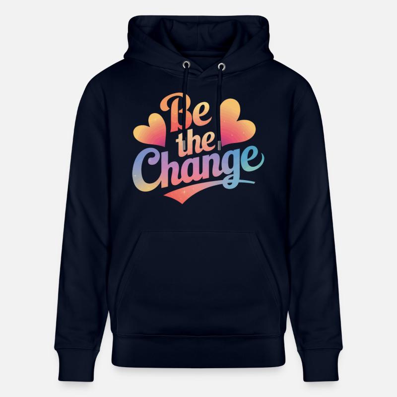 Altruisme Don désintéressé Donner d’école - Sweat à capuche bio CRUISER Stanley/Stella Unisexe - marine
