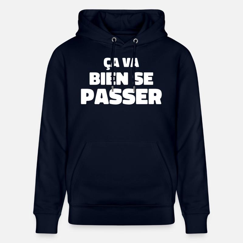 Es wird schon gut - Stanley/Stella Unisex Bio-Hoodie CRUISER - Navy