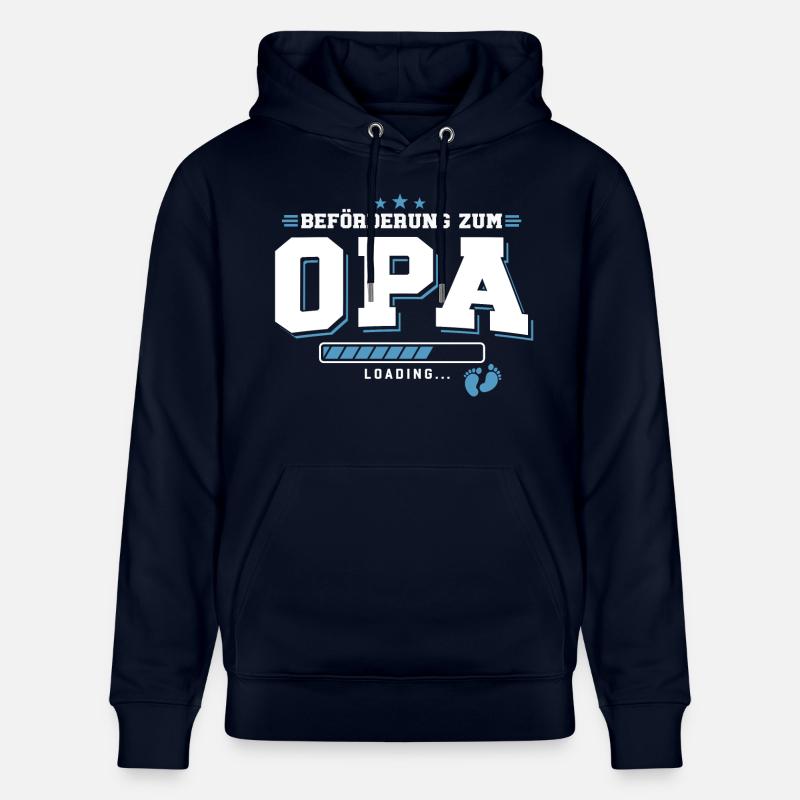 Beförderung zum Opa loading - Stanley/Stella Unisex Bio-Hoodie CRUISER  - Navy