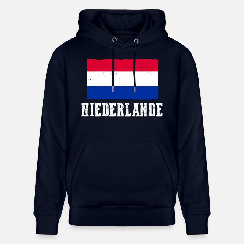Pays-Bas Pays-Bas - Sweat à capuche bio CRUISER Stanley/Stella Unisexe - marine