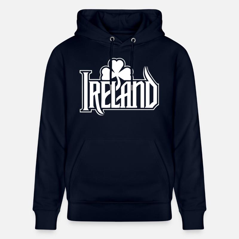 Irlande - Bonne Saint-Patrick - Shamrock - Sweat à capuche bio CRUISER Stanley/Stella Unisexe - marine