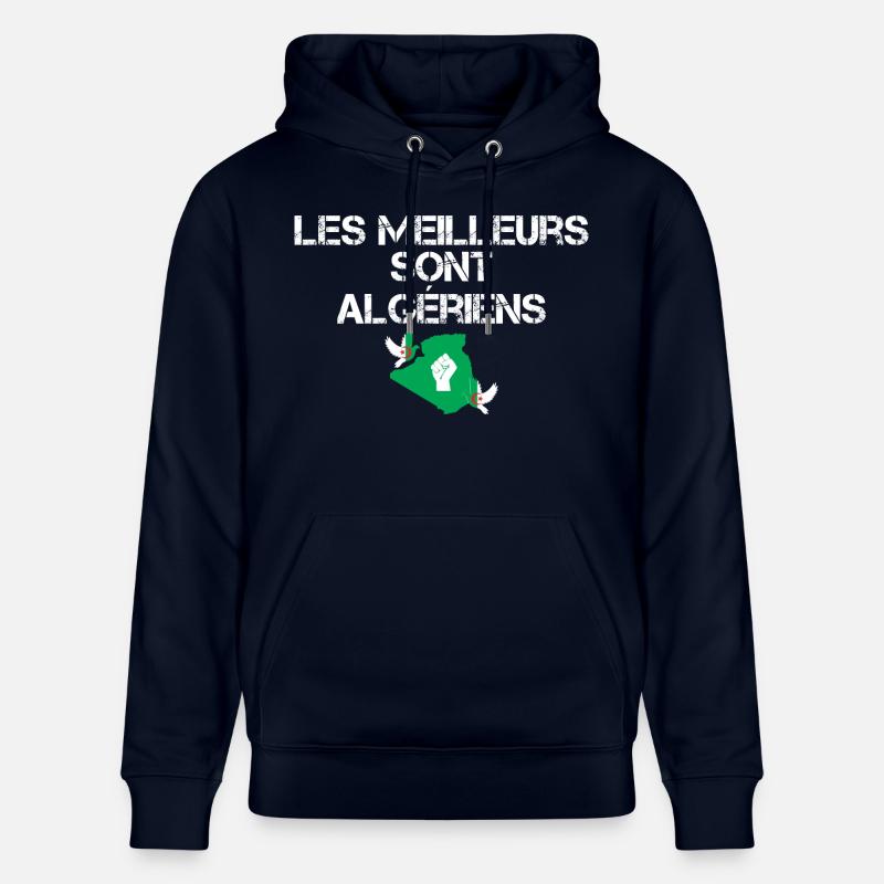 Les meilleurs sont Algériens - Sweat à capuche bio CRUISER Stanley/Stella Unisexe - marine