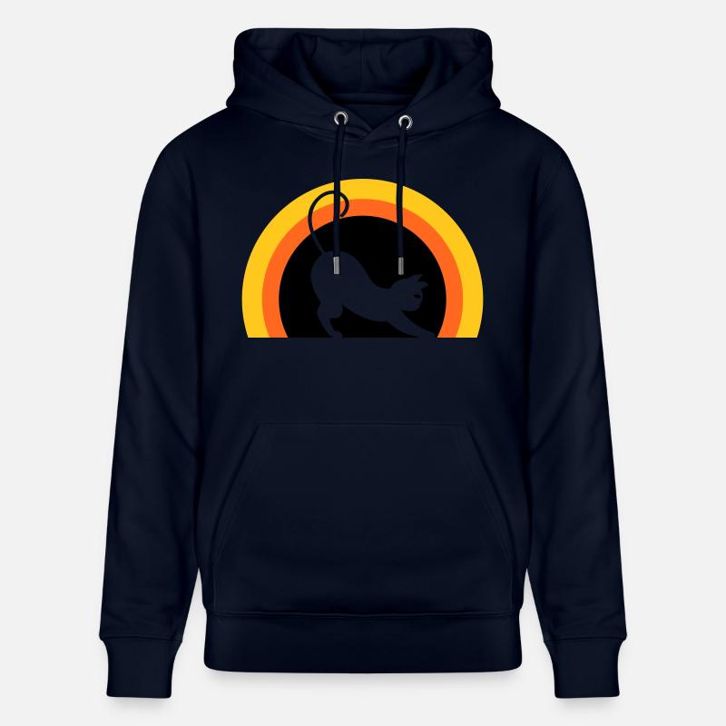 Chat > graphique vectoriel ! Chat - Sweat à capuche bio CRUISER Stanley/Stella Unisexe - marine