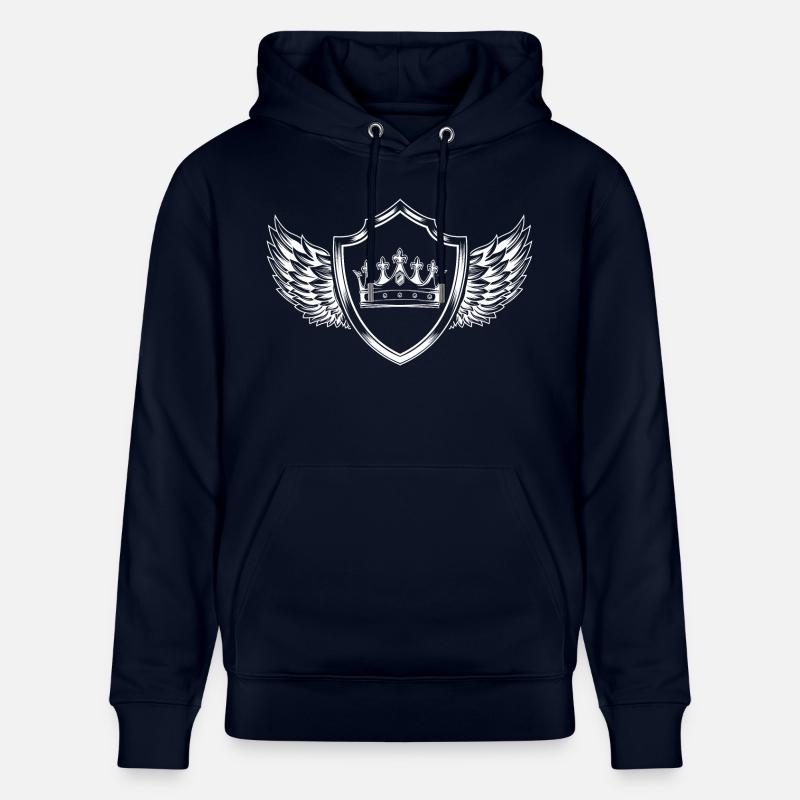 Bouclier de la couronne - Sweat à capuche bio CRUISER Stanley/Stella Unisexe - marine