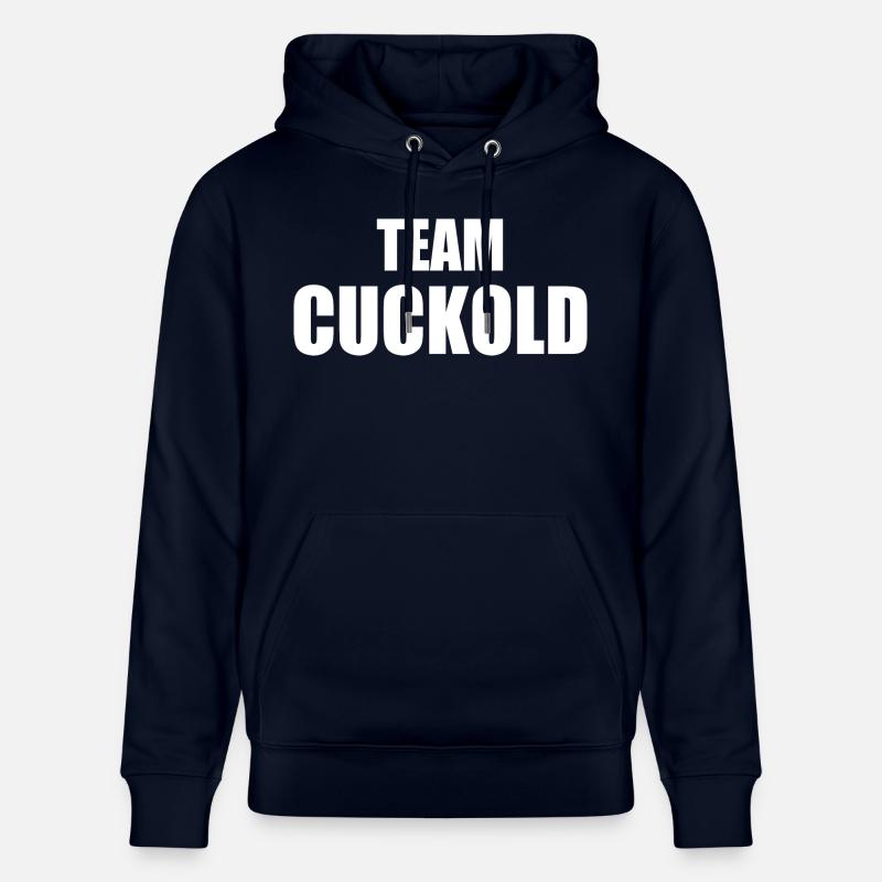 Team cuckold - Sweat à capuche bio CRUISER Stanley/Stella Unisexe - marine