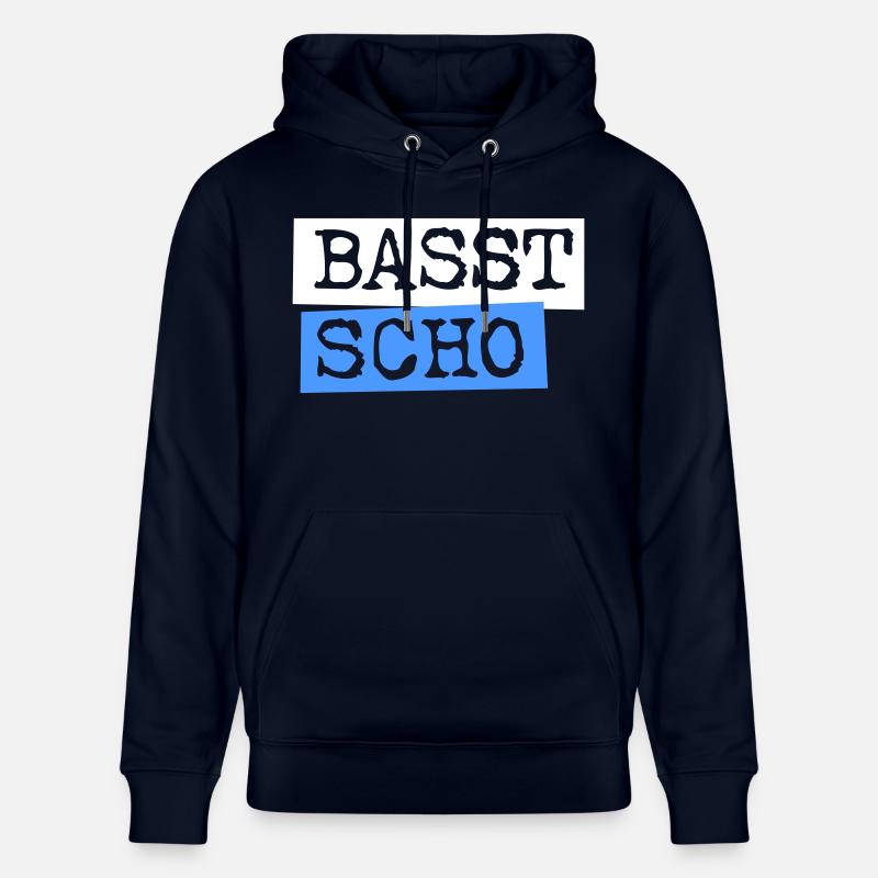 Basst Scho - Stanley/Stella Unisex Bio-Hoodie CRUISER  - Navy