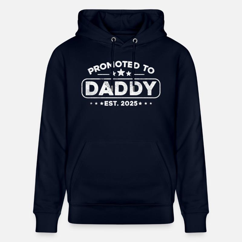 Promu papa en 2025 - Sweat à capuche bio CRUISER Stanley/Stella Unisexe - marine