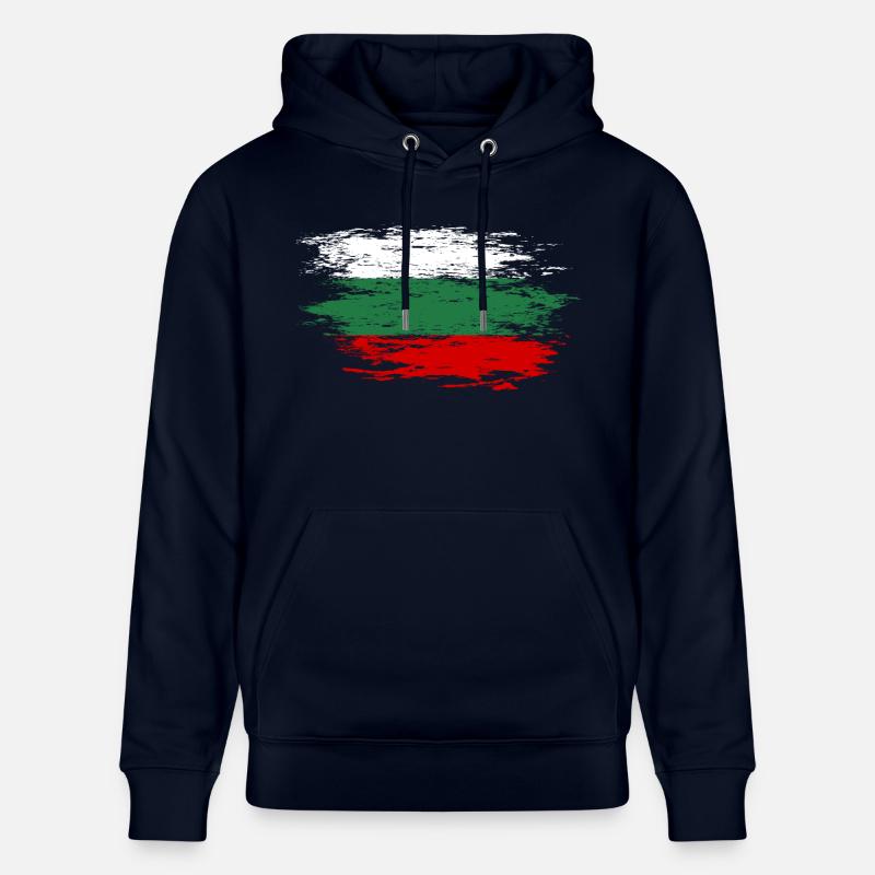 Drapeau bulgare utilisé - Sweat à capuche bio CRUISER Stanley/Stella Unisexe - marine