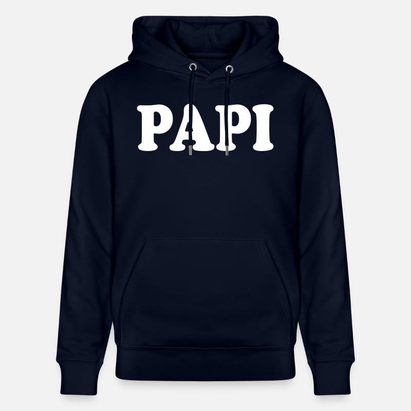 Papi - Sweat à capuche bio CRUISER Stanley/Stella Unisexe - marine