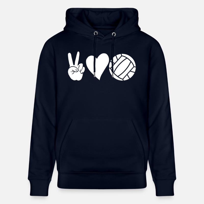 Joueurs de handball Handball - Sweat à capuche bio CRUISER Stanley/Stella Unisexe - marine