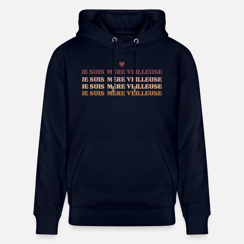 Ich bin eine Mutterwächterin - Stanley/Stella Unisex Bio-Hoodie CRUISER  - Navy