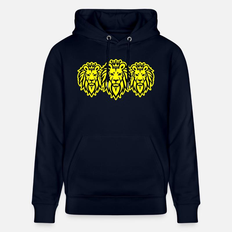 Löwen Team Krone - Stanley/Stella Unisex Bio-Hoodie CRUISER  - Navy