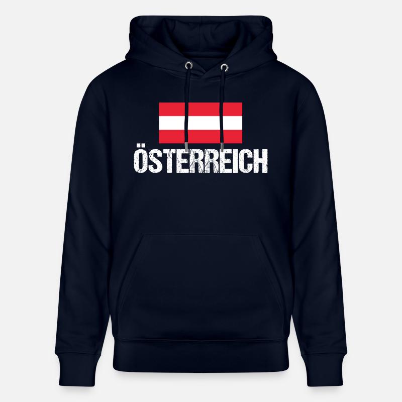 Autrichiens Autriche - Sweat à capuche bio CRUISER Stanley/Stella Unisexe - marine