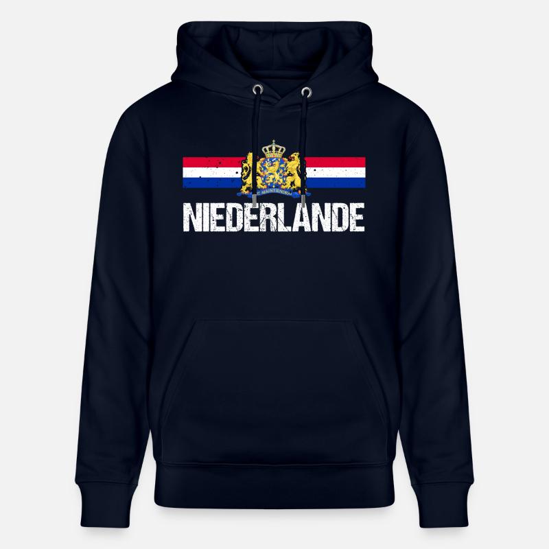 Pays-Bas Pays-Bas - Sweat à capuche bio CRUISER Stanley/Stella Unisexe - marine