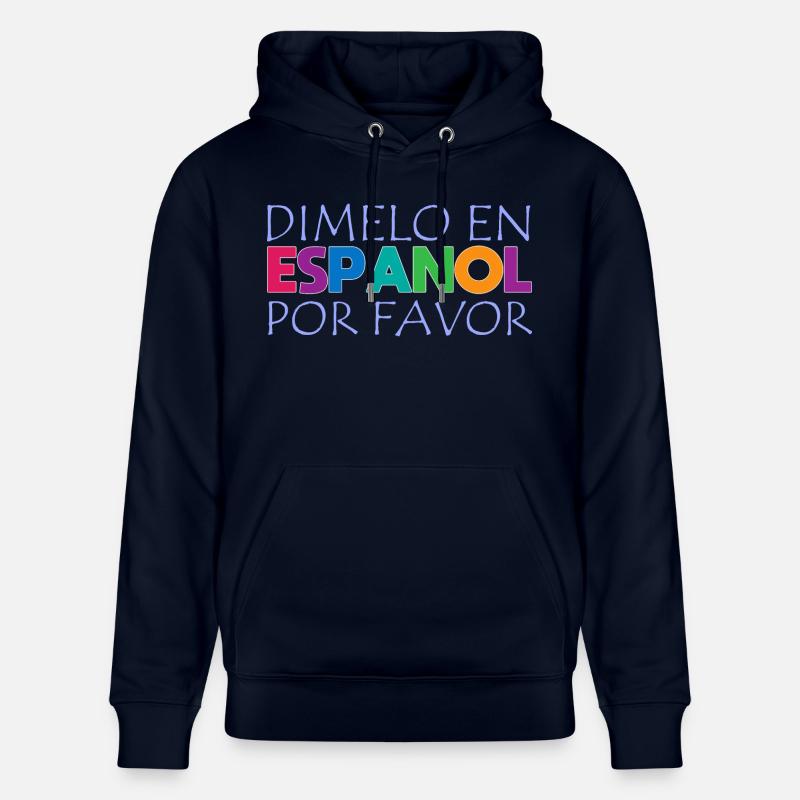 Spanisch Spanisch Lehrer Sprache - Stanley/Stella Unisex Bio-Hoodie CRUISER - Navy