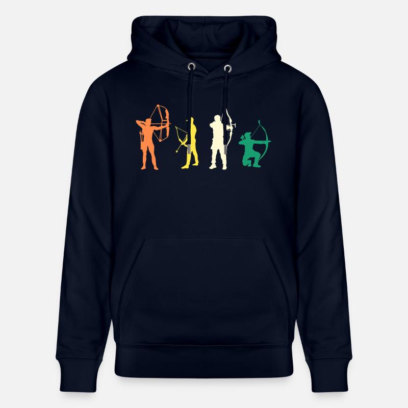 Bogenschütze Evolution Bogenschießen - Stanley/Stella Unisex Bio-Hoodie CRUISER  - Navy