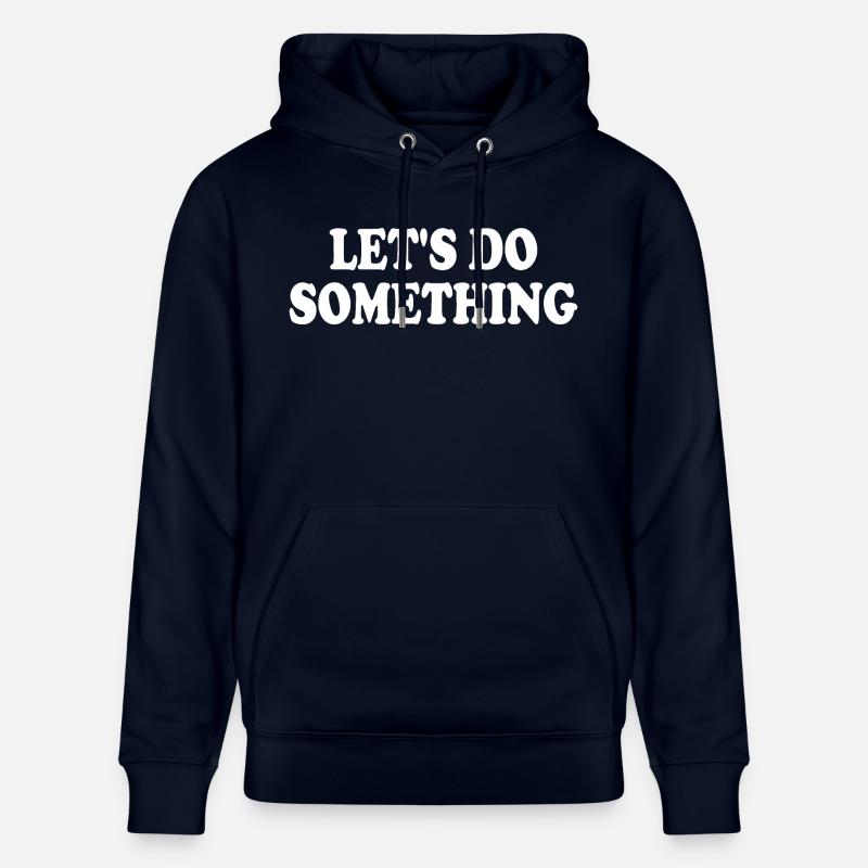 lets do something - Sweat à capuche bio CRUISER Stanley/Stella Unisexe - marine