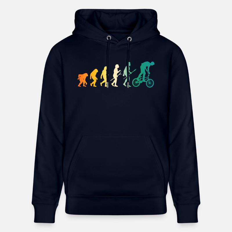 Vélo Evolution VTT - Sweat à capuche bio CRUISER Stanley/Stella Unisexe - marine