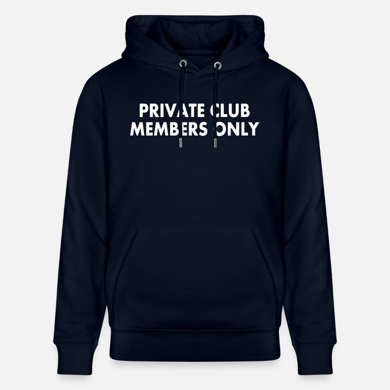private club members only - Sweat à capuche bio CRUISER Stanley/Stella Unisexe - marine
