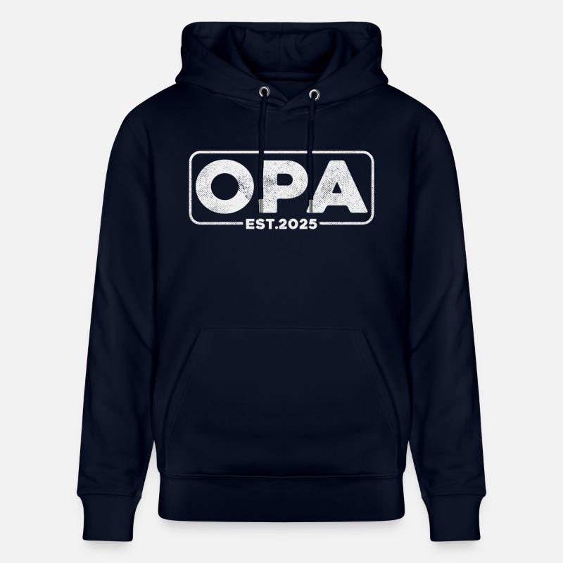 Papy 2025 - Sweat à capuche bio CRUISER Stanley/Stella Unisexe - marine