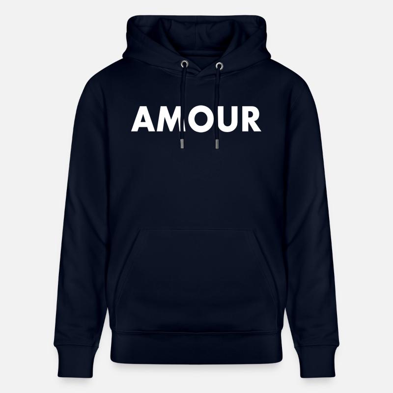 Amour - Sweat à capuche bio CRUISER Stanley/Stella Unisexe - marine