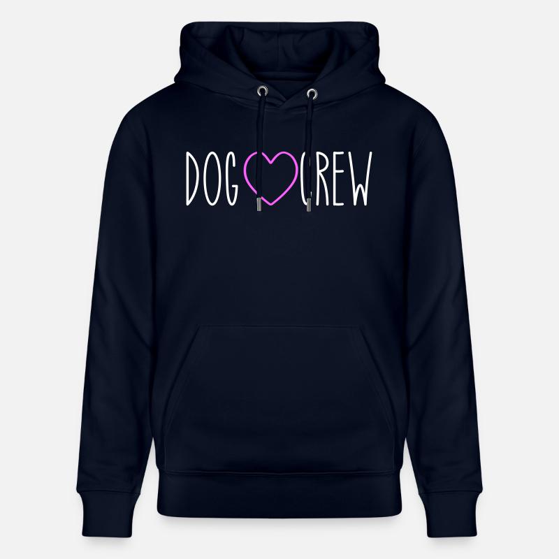 Chien Crew Coeur - Sweat à capuche bio CRUISER Stanley/Stella Unisexe - marine