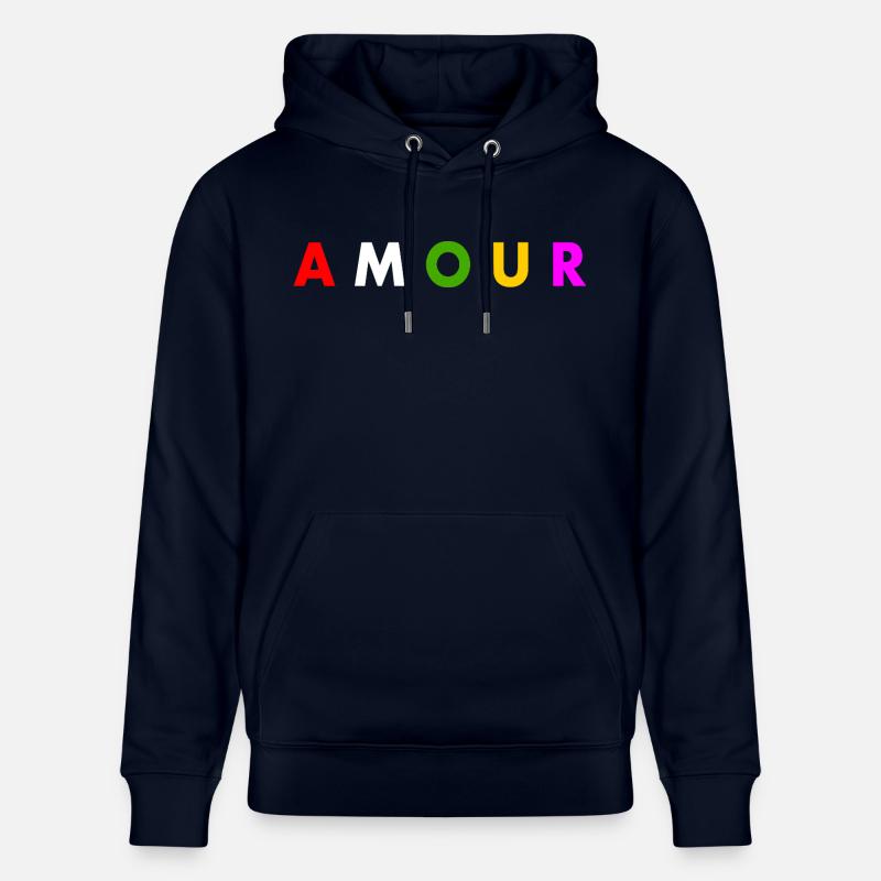 Amour - Sweat à capuche bio CRUISER Stanley/Stella Unisexe - marine