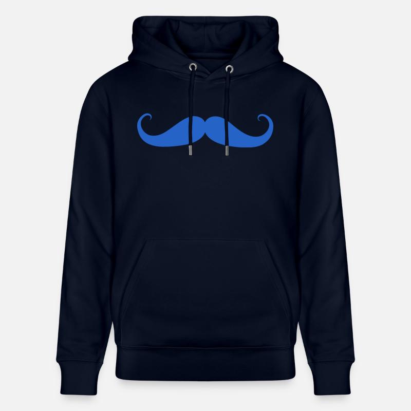 Prostatakrebs Bewusstsein Schnurrbart - Stanley/Stella Unisex Bio-Hoodie CRUISER  - Navy