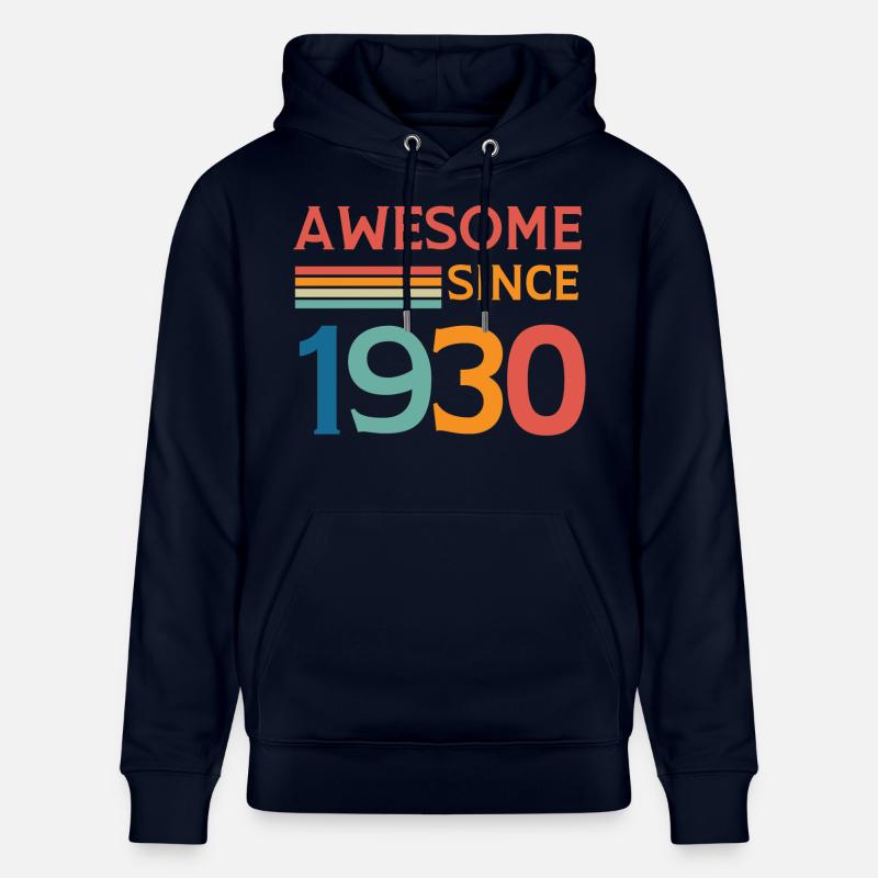 Awesome since 1930 - Sweat à capuche bio CRUISER Stanley/Stella Unisexe - marine