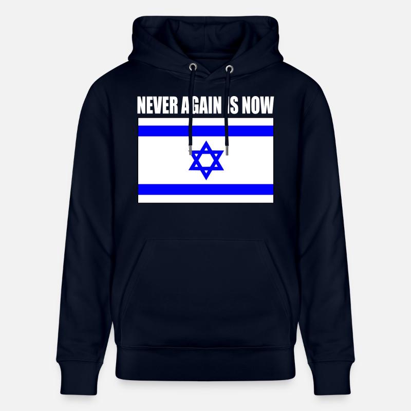 Never again is now - Stanley/Stella Unisex Bio-Hoodie CRUISER  - Navy