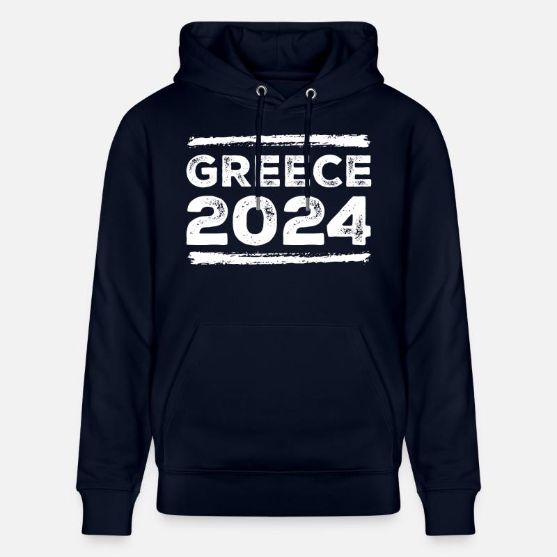 Grèce 2024 Dicton - Sweat à capuche bio CRUISER Stanley/Stella Unisexe - marine