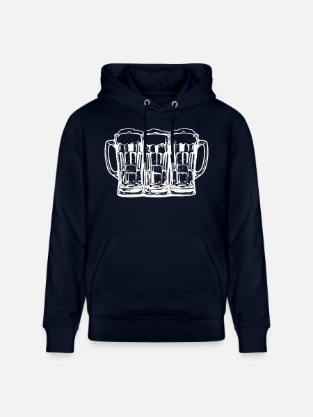 Bier Anstoßen Party - Stanley/Stella Unisex Bio-Hoodie CRUISER - Navy