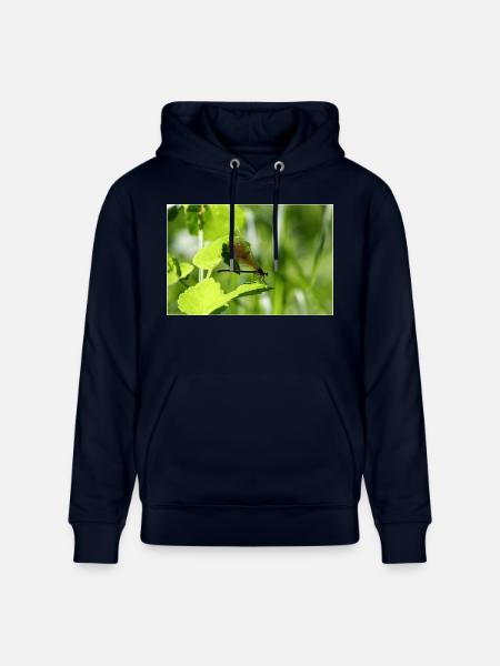 Weibliche Calopterix-Mönchsjungfer - Stanley/Stella Unisex Bio-Hoodie CRUISER - Navy