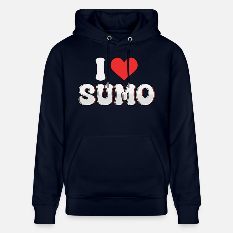 J’adore le sumo - Sweat à capuche bio CRUISER Stanley/Stella Unisexe - marine