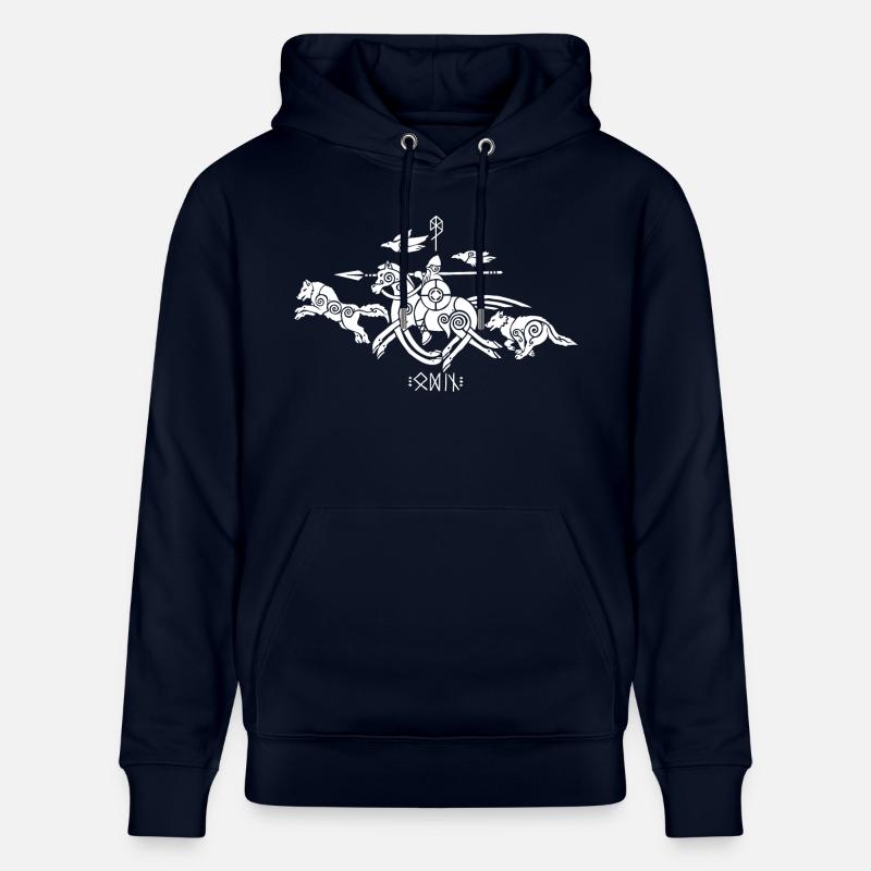Animaux d’Odin - Sweat à capuche bio CRUISER Stanley/Stella Unisexe - marine
