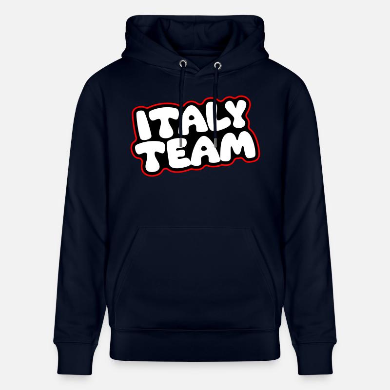 Équipe d’Italie - Sweat à capuche bio CRUISER Stanley/Stella Unisexe - marine