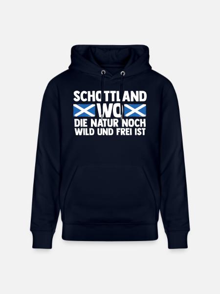 Scots Scottish Scotland - Stanley/Stella CRUISER Unisex Organic Hoodie - navy