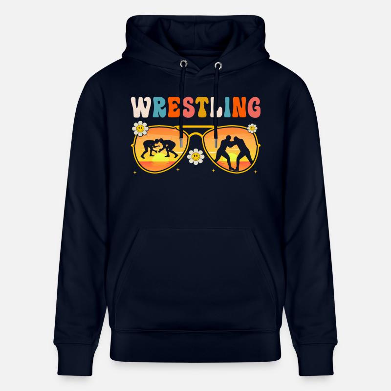 Lutte - Sweat à capuche bio CRUISER Stanley/Stella Unisexe - marine