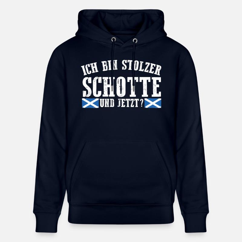 Ecossais Ecosse Ecosse Ecosse - Sweat à capuche bio CRUISER Stanley/Stella Unisexe - marine